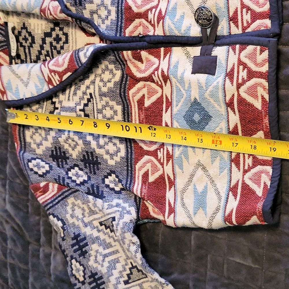 Flashback Thick Boho Tapestry Crop Jacket - image 8